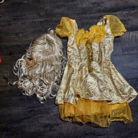 Costume Goldilocks Adult Storybook Fairy Tale Fancy Dress Up Halloween 3 Piece - Picture 6 of 14